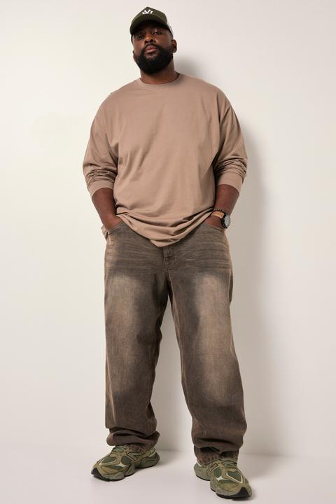 Produktbild Sthuge Jeans, Brown Denim, 5-Pocket, Baggy Fit, bis 72 (70)