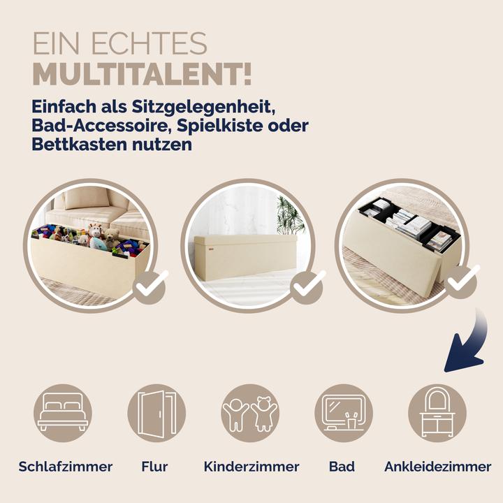 Image du produit Casaria Coffre-siège (114 cm)