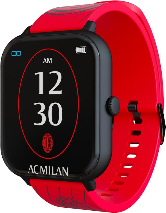 Produktbild Techmade Smartwatch AC MILAN con Cinturino pattern Red Devil - MIL1 (TM-SWFOOT-MIL1)