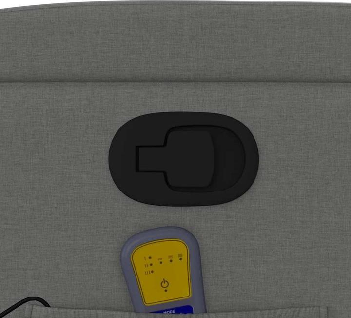 Produktbild vidaXL Massagesessel Dunkelgrau Stoff,Farbe: Dunkelgrau,Material