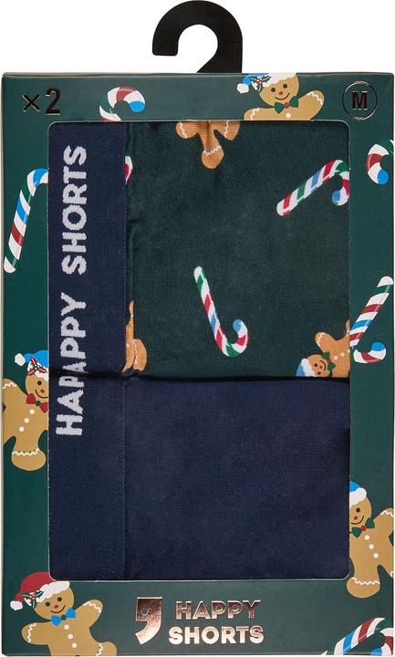 Immagine prodotto Happy shorts Boxer Christmas (M, confezione da 4)