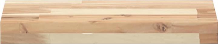 Productafbeelding VidaXL Acacia zwevende plank Onbehandeld (120 x 20 x 4 cm)