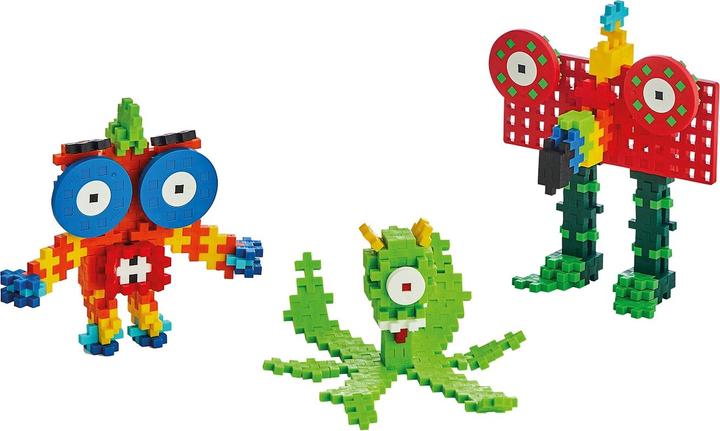 Actual product image Plus-Plus Creative building blocks aliens monsters
