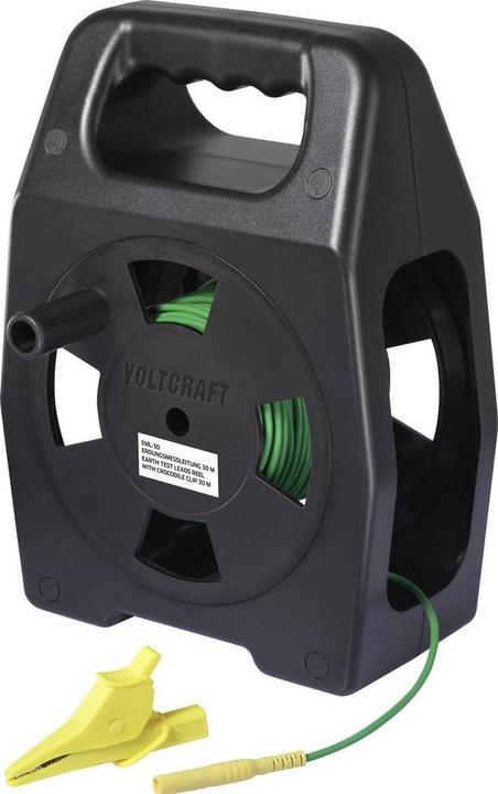 Voltcraft EML-30 Massekabel Stecker 4 mm Buchse 4 mm 30 m Green 1 St.