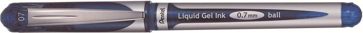Actual product image Pentel Gel Writer EnerGell Liquid (Blue, Silver, 1x)