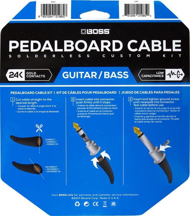 Actual product image BOSS (Electronics) BCK-24 soldeervrije kabelkit 7 metres