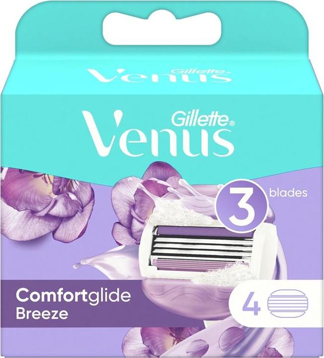 Actual product image Gillette Venus Breeze System Blades 4s (4 x)