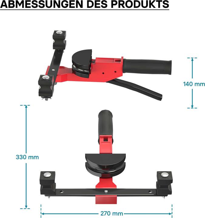 Actual product image Wiltec Hand tube bending machine (32 mm)