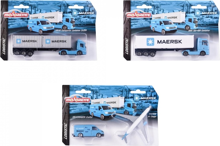 Immagine prodotto Majorette MAERSK Veicoli da trasporto, 3 aste.