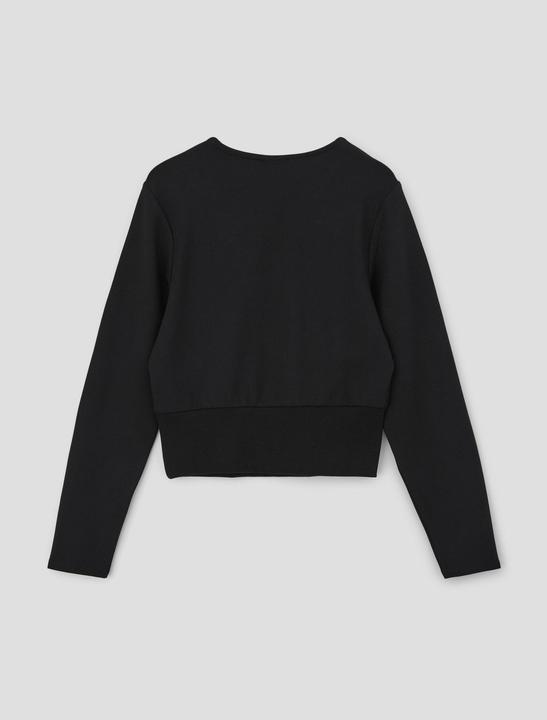 Produktbild S.Oliver T-Shirt Verkürztes Longsleeve mit Rippeinsatz (M)