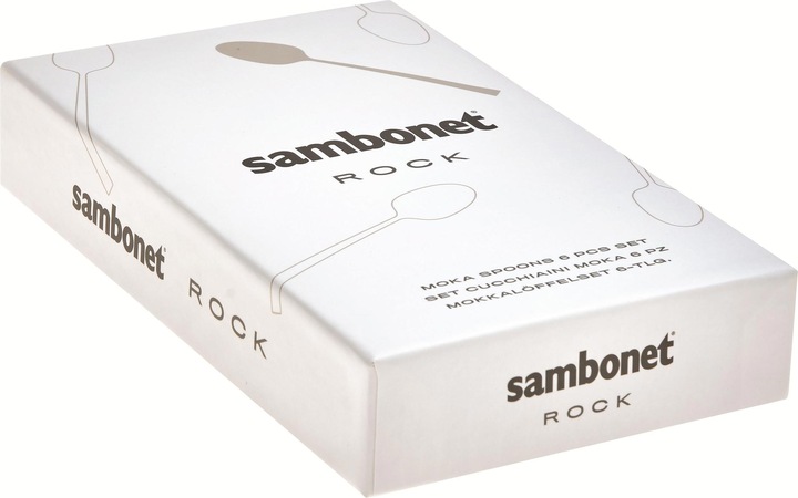 Produktbild Sambonet Rock Mokkalöffel-Set 6-tlg. (6 Stück, Löffel)