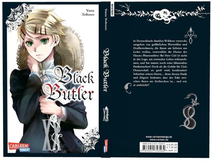 Produktbild Black Butler, Band 20 (Deutsch, Yana Toboso, 2015)