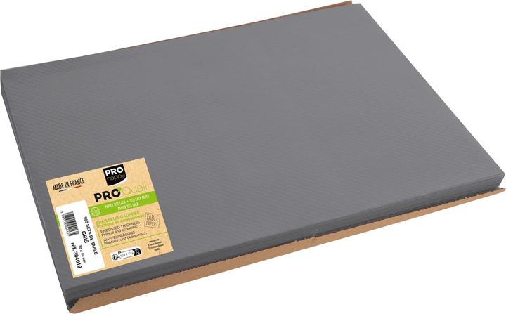 Produktbild PROnappe Einweg-Tischset, 400 x 300 mm, grau (4 Stk., 40 x 30 cm)