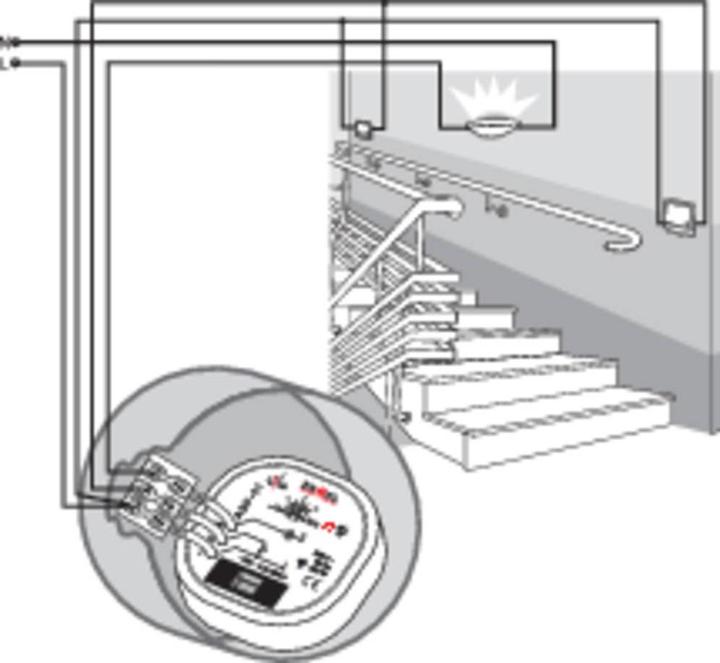 Actual product image Zamel Staircase lighting timer Built-in