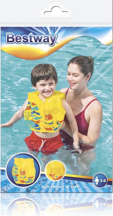 Actual product image Bestway Inflatable Toddler Swim Vest (One size, 18-30 kg)