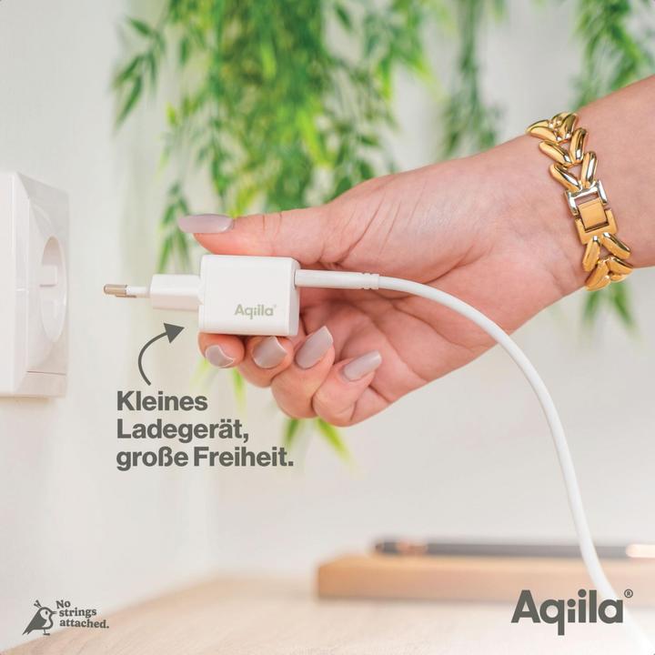 Productafbeelding Aqiila Chargebird W1 - Wandlader, 20W PD - Wit (20 W, 1 portie)