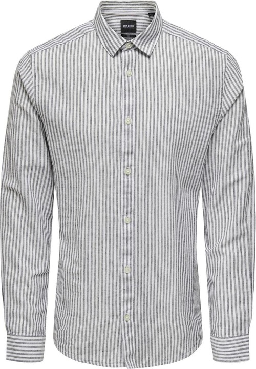 Only & Sons Onscaiden Life Ls Stripe Linen 660 Noos (XS)