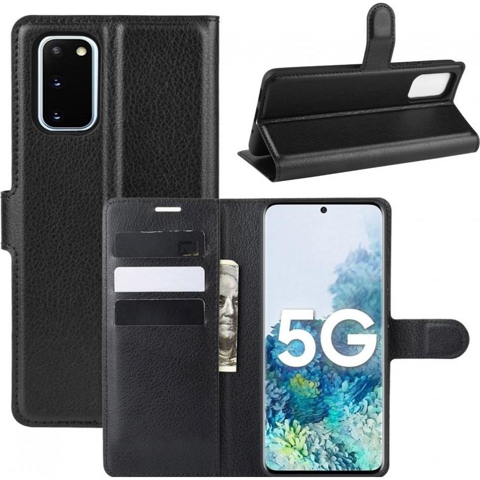 Screenguard Samsung Galaxy S20 Leather Guard Lederhülle (Samsung Galaxy S20+), Smartphone Hülle, Schwarz