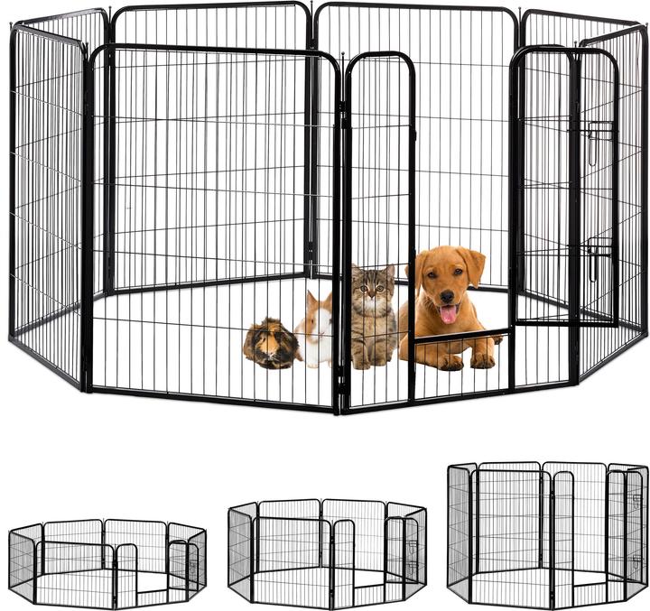 Immagine prodotto Relaxdays Recinzione per cuccioli con pavimento