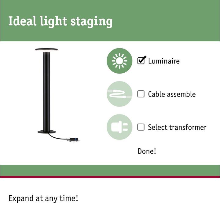 Produktbild Paulmann Outdoor Plug & Shine Plate (660 lm, IP44)