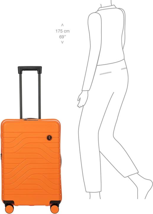 Actual product image Brics BY Ulisse 4-wheel trolley 65 cm (65 l)