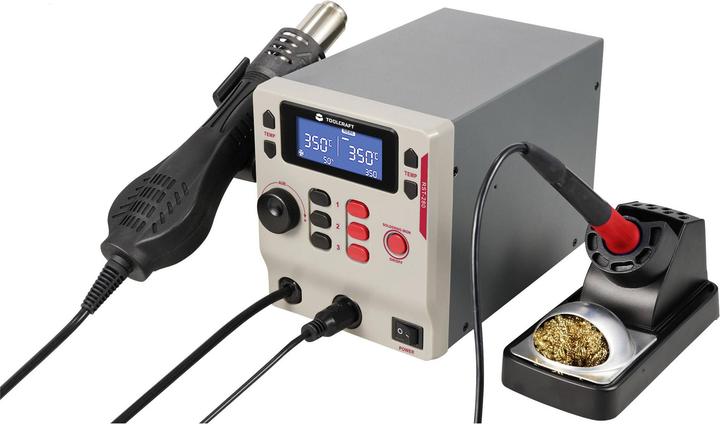 Productafbeelding Toolcraft RST-280 Soldeerstationset digitaal 865W 80 - 500°C incl. soldeerstift