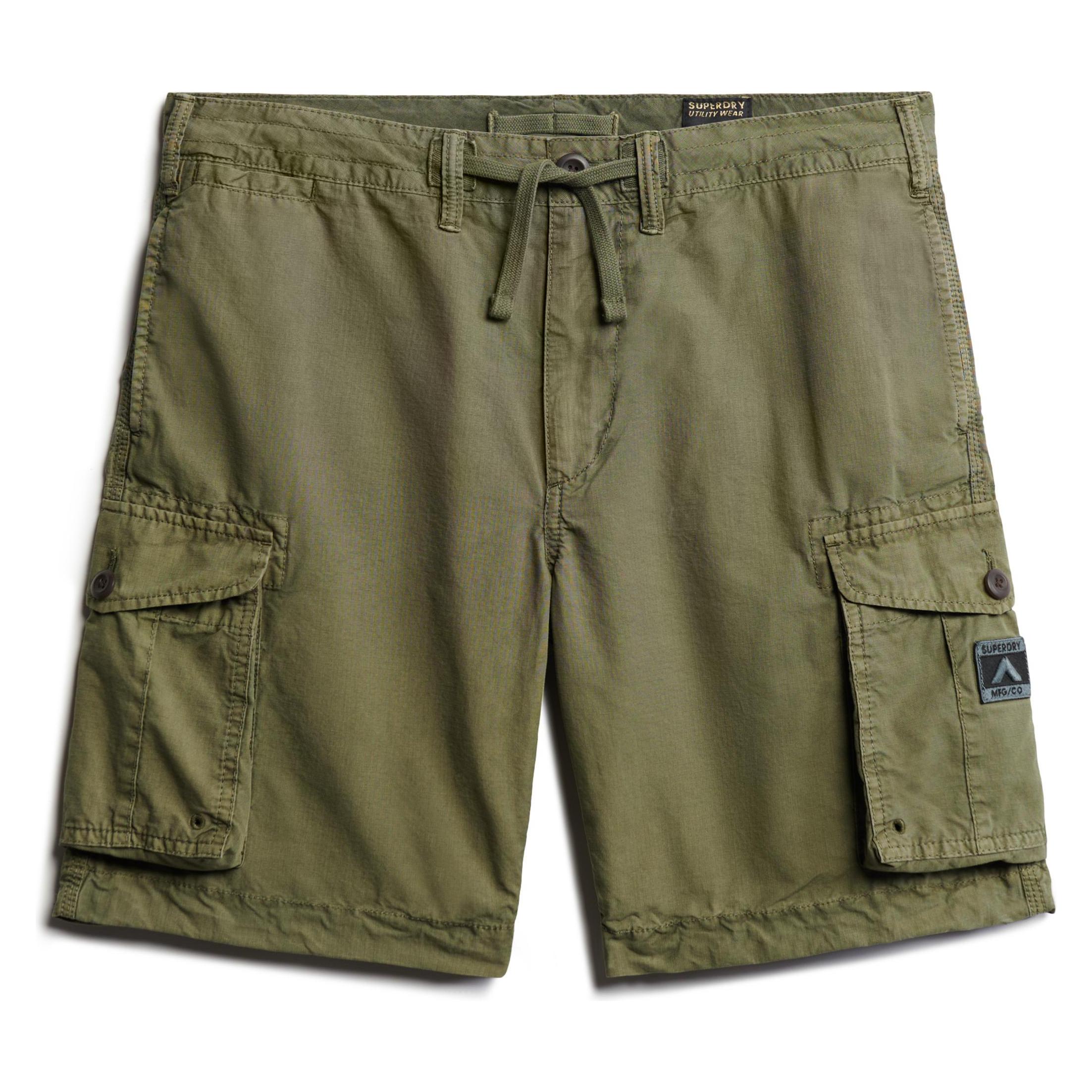 Superdry, Herren, Shorts, Parachute Light Short Heren Broek, Grün, (30)