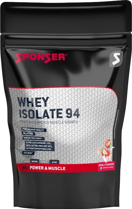 Actual product image Sponser Isolate 94 (Strawberry, 1 pcs., 1500 g)