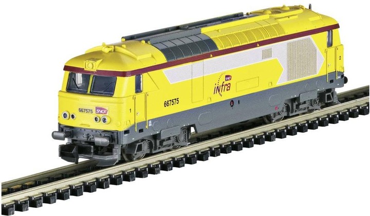 MiniTrix 16707 N SNCF series 67400 diesel locomotive (Track VI)