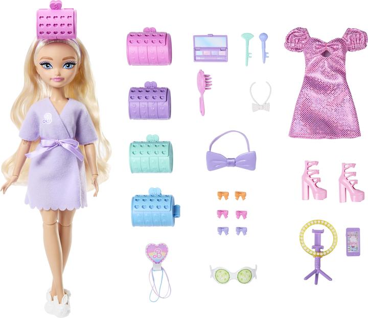 Actual product image Barbie Dream Besties Malibu Get Ready With Me Haarspiel-Puppe