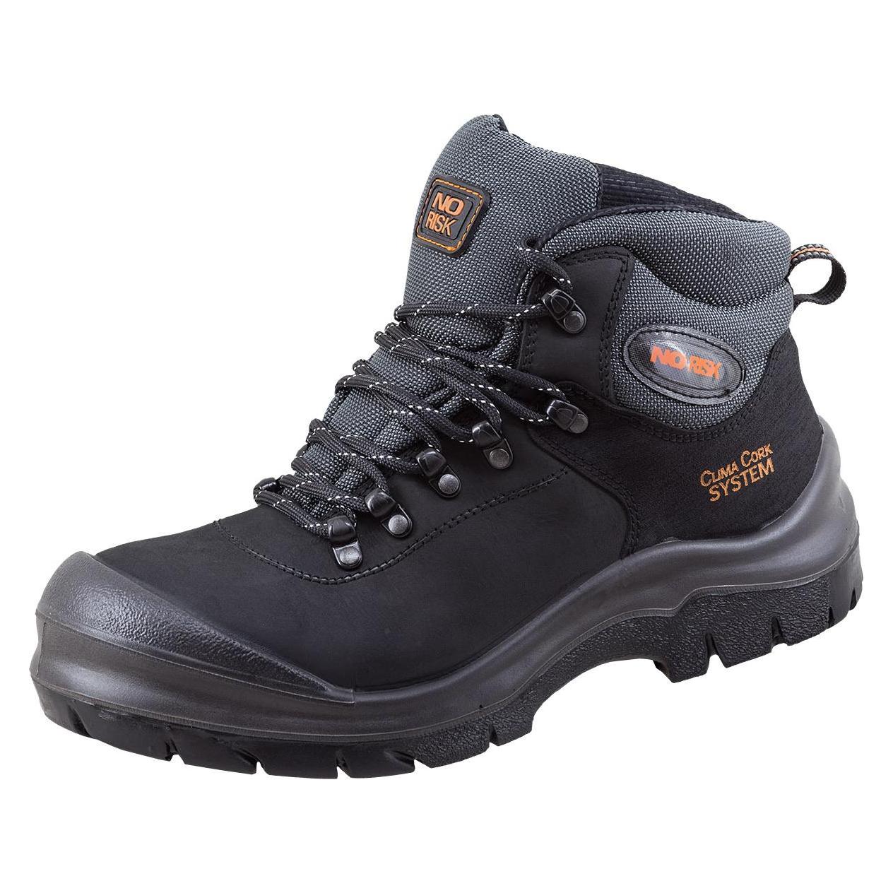 No Risk, Werkschoenen, Scarpe Da Lavoro Nere Blackrock High S3 (S3, 47)
