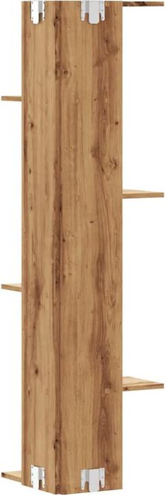 Immagine prodotto vidaXL Scaffale a muro ad angolo (36,5 x 36,5 x 140 cm)