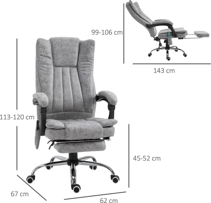 Produktbild Jamb Bürostuhl Massage und Heizfunktion