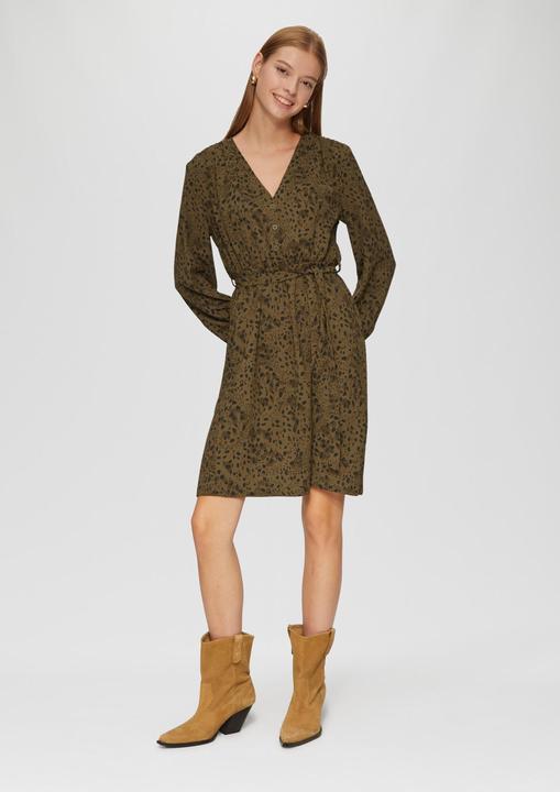Immagine prodotto S.Oliver Kleid Kurzes Crêpe-Kleid mit All-over-Print (44)