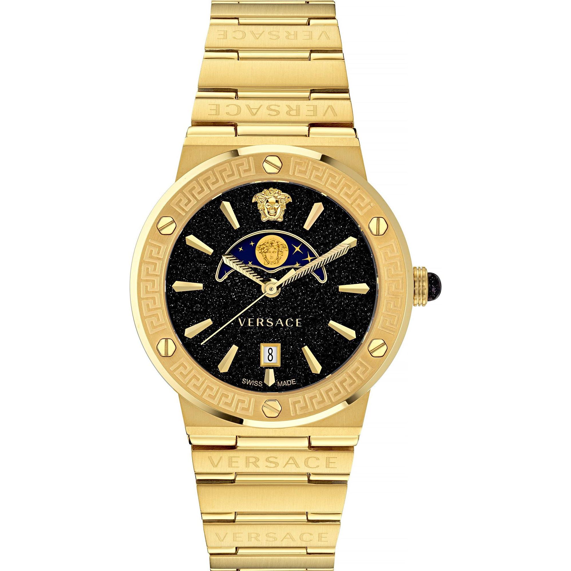 Versace, Orologio da polso, Unisexuhr, Oro, (Orologio da polso analogico, 38 mm)