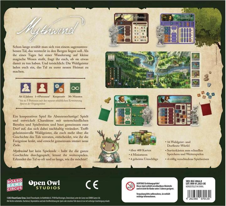 Produktbild Board Game Circus Mythwind (d) (Deutsch, 1 - 4 Spieler)