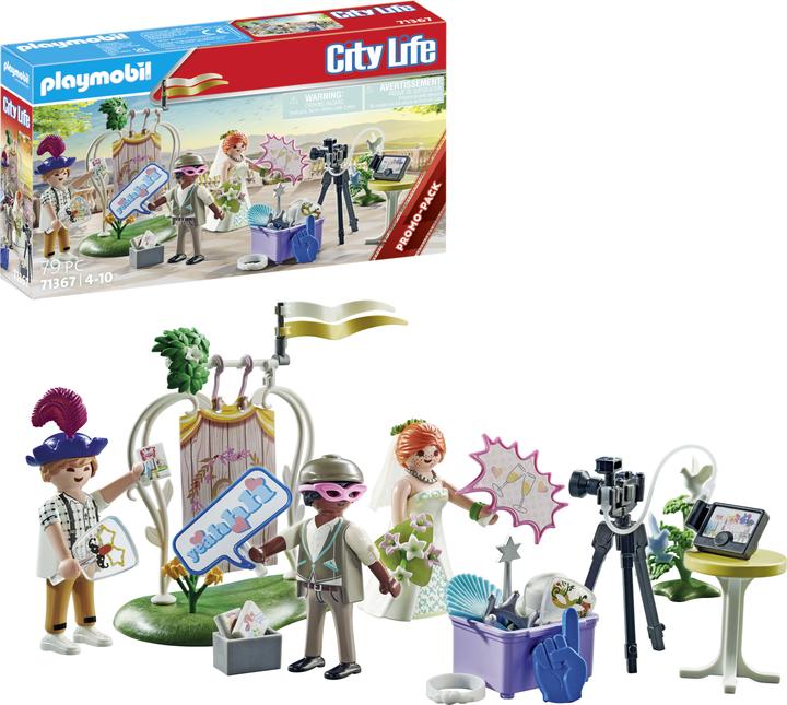 Produktbild Playmobil Hochzeits Fotobox (71367, Playmobil City Life)