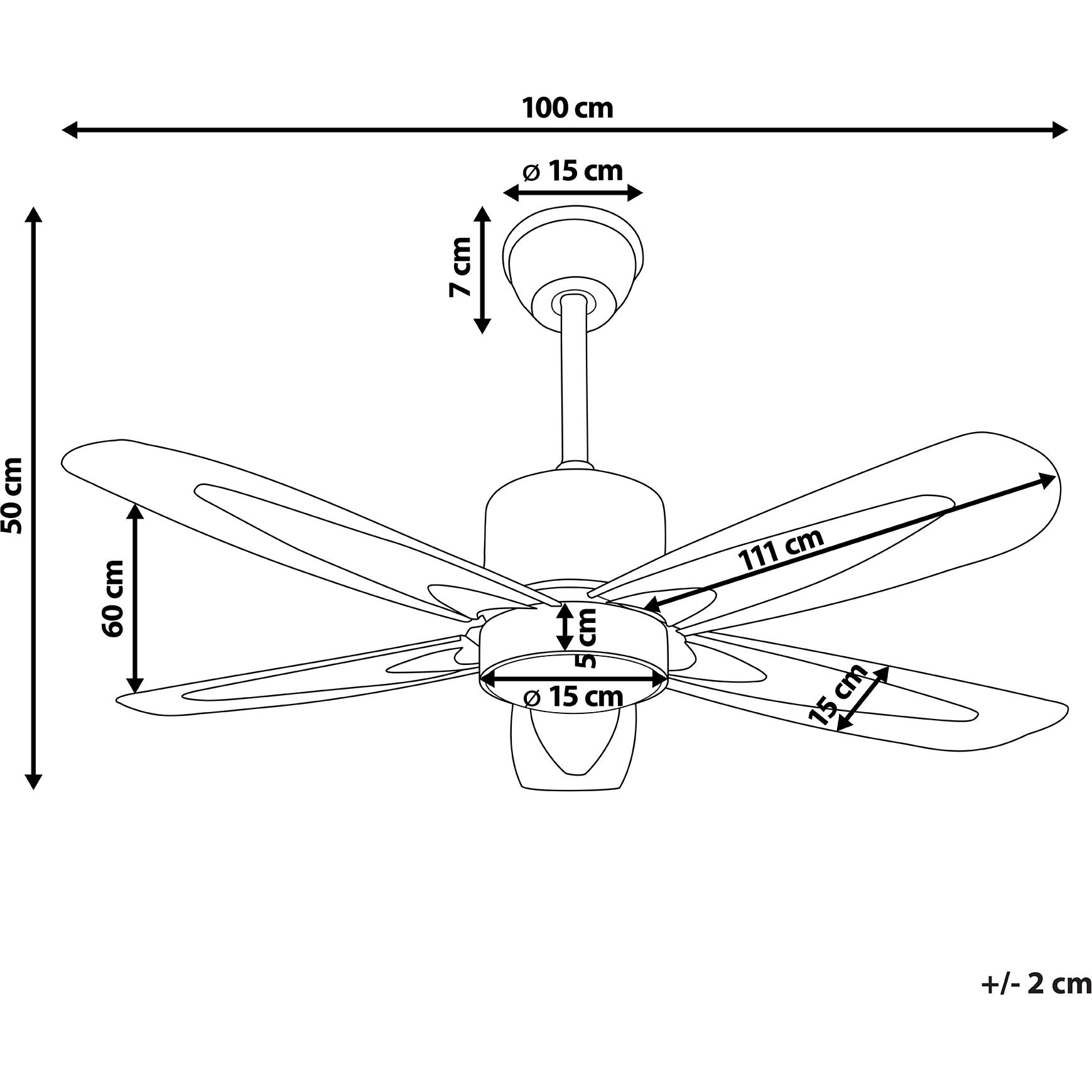 Thumbnail - Beliani Coyote, Ventilator, Silber