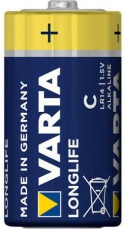 Actual product image Varta VAR Longlife C blister pack of 2 (2 pcs., C, R14, 7600 mAh)