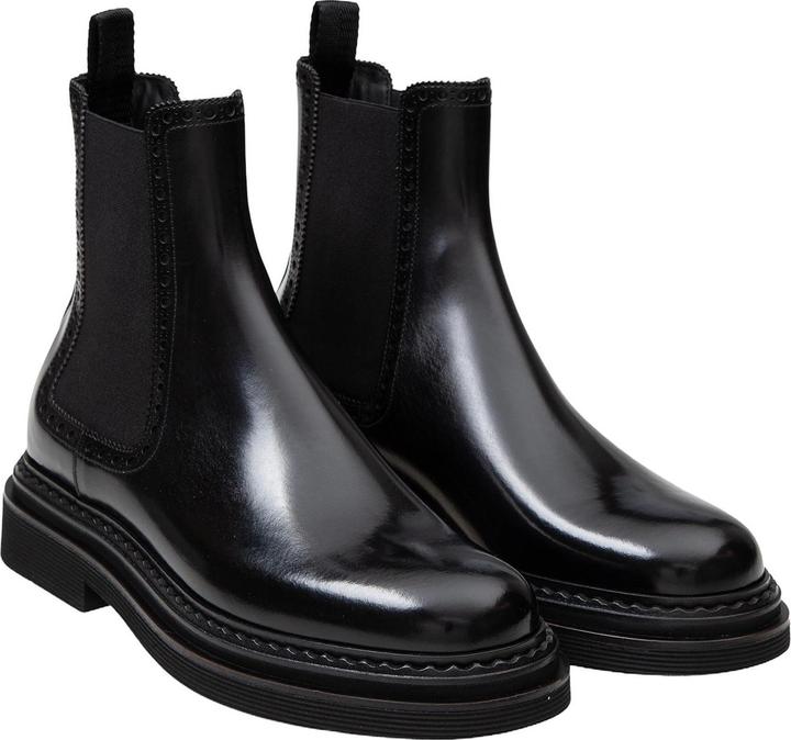 Image du produit Dolce & Gabbana black leather ankle boot (40)