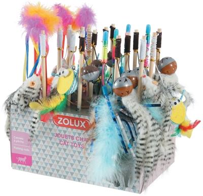 Immagine prodotto Zolux Espositore di giocattoli per gatti - 24 bastoncini (Catmint giocattolo)