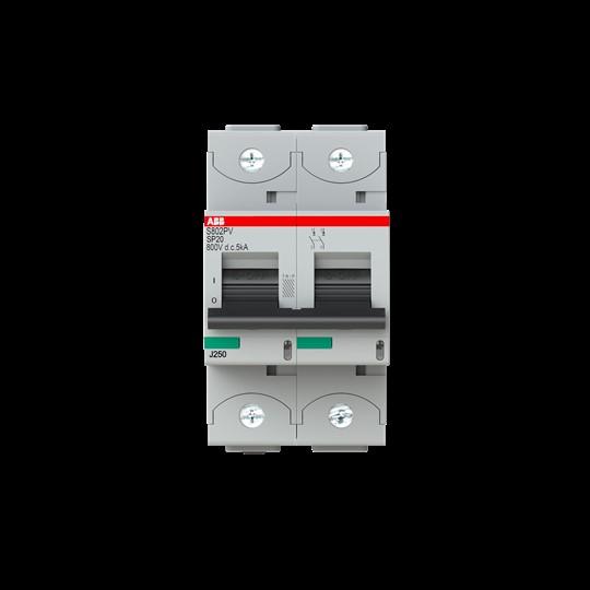 Immagine prodotto ABB Fusibile di stringa S802PV-SP20 800V DC 20A 2 poli