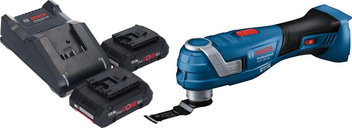 Bosch Professional Bosch GOP 18V-34 Professional Akku Multi Cutter 18 V Starlock Plus + 2x ProCORE Akku 4,0 Ah +