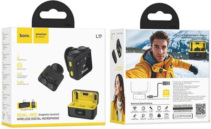 Produktbild Hoco L17, USB-C / Lightning, 2-Pack