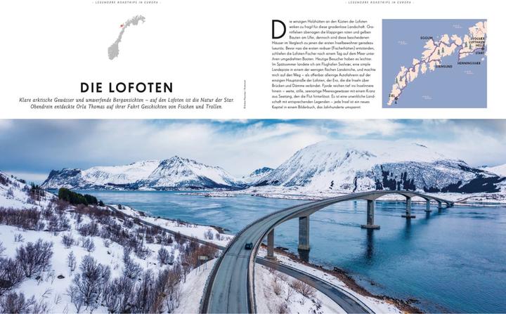 Produktbild Bildband Legendäre Roadtrips in Europa (Deutsch, Lonely Planet Verlag, 2024)