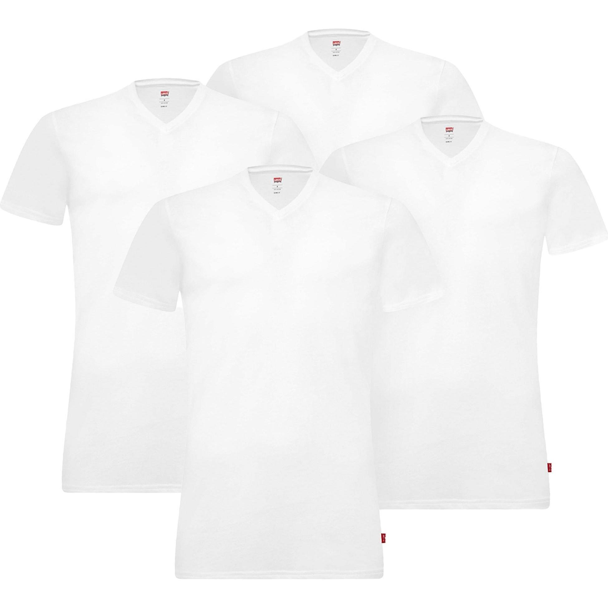 Levis, Herren, Shirt, T-Shirt Casual Bequem sitzend, Weiss, (S)