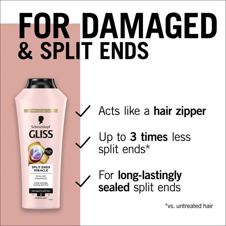 Actual product image Schwarzkopf Gliss Split Ends Miracle (400 ml)