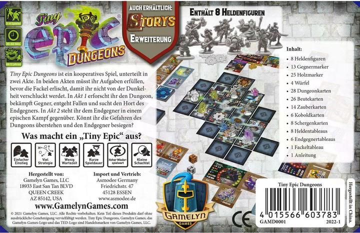 Image du produit Asmodée Tiny Epic Dungeons (Allemand)