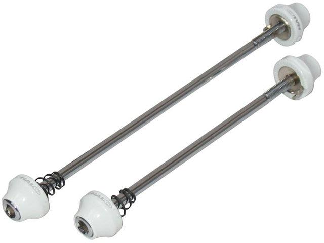 Halo Hex Schnellspanner VR und HR Paar - XL Grösse - weiss