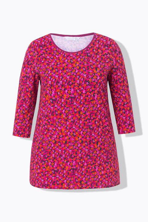 Produktbild Janet & Joyce T-Shirt, Classic Fit, Blümchenmuster (48)